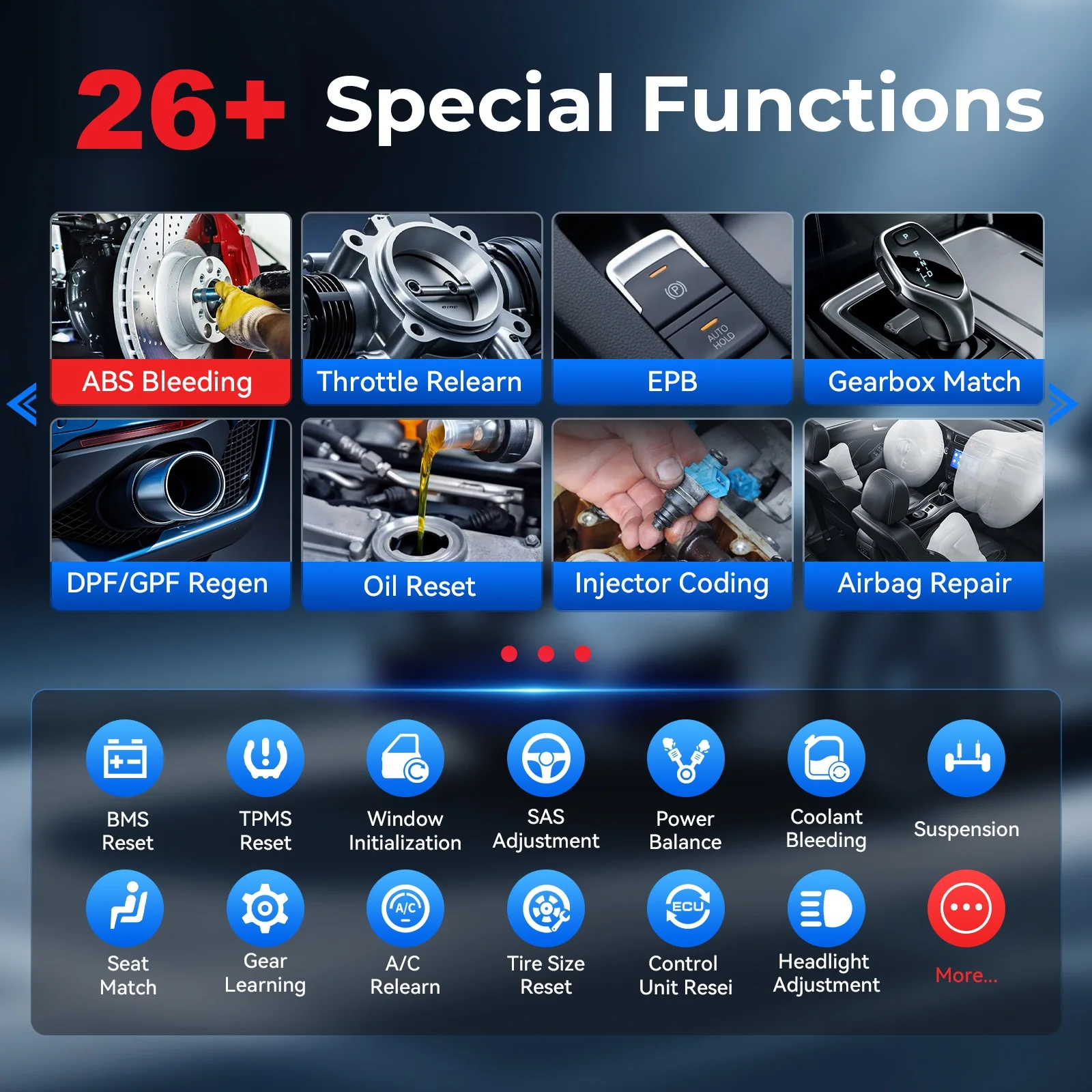 Picture 5: XTOOL A30M V2.0 Bluetooth OBD2 Scanner All System Car Diagnostic Tool Active Test 26+ Reset Built-in CAN FD FCA Autoauth Anyscan A30 M Mini Code Reader Lifetime Free Update Use