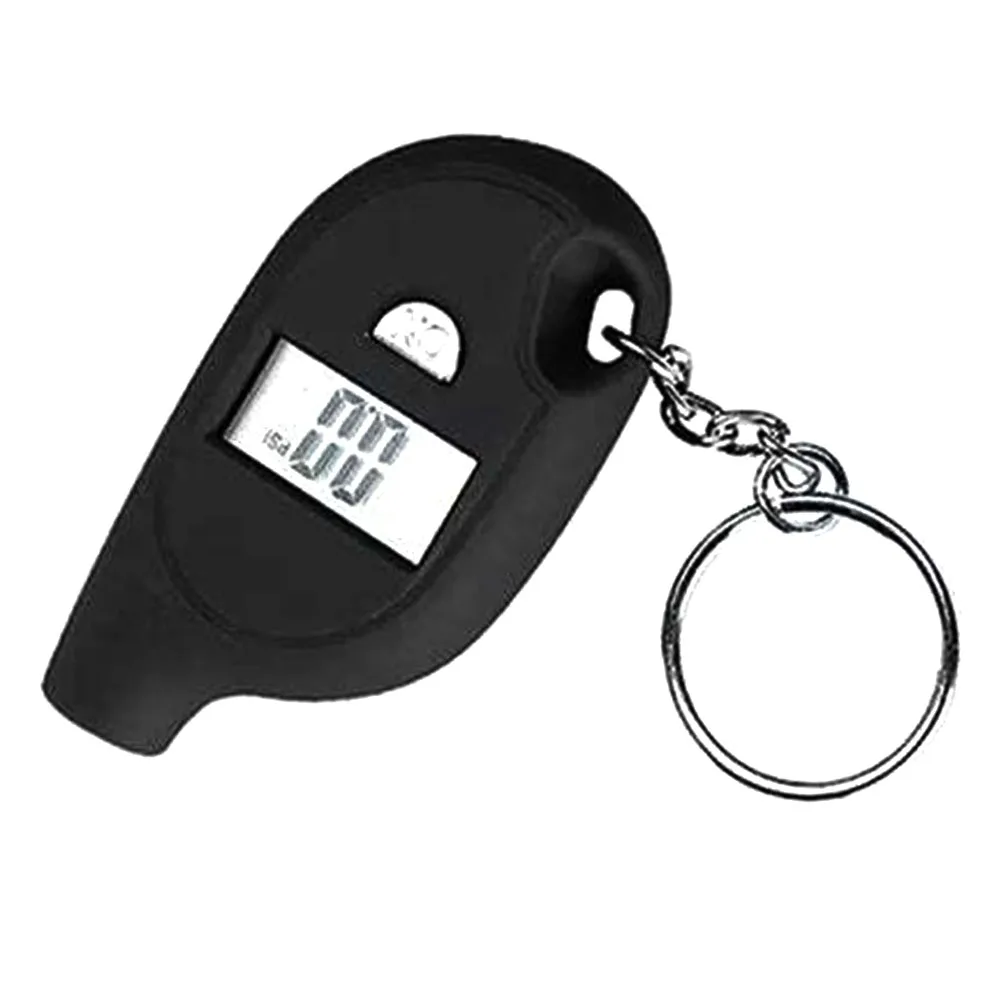 2-150 PSI Tire Gauge Digital Tire Pressure Meter Four Units: PSI Kpa Bar Cm2 Key Ring Attachment For Daily Commute