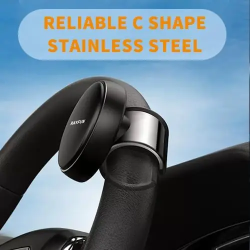 Easy Setup Silicone Steering Wheel Spinners for Cars, No Tools Required