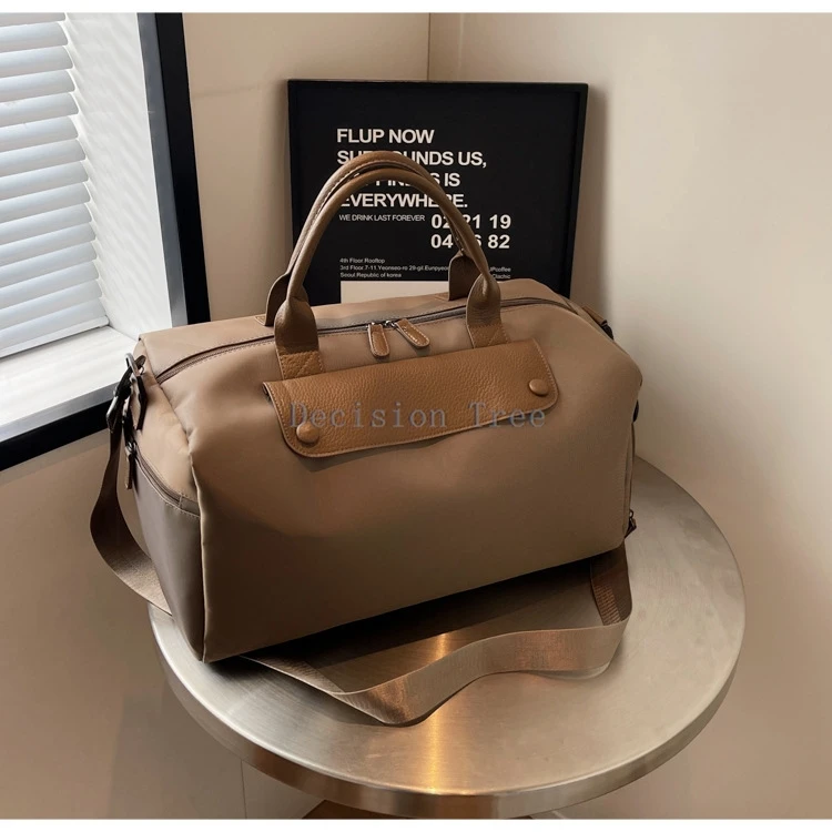 

2025 new large capacity luggage dry and wet separation with shoe storage women's daily fitness bag portable travel handbag a001