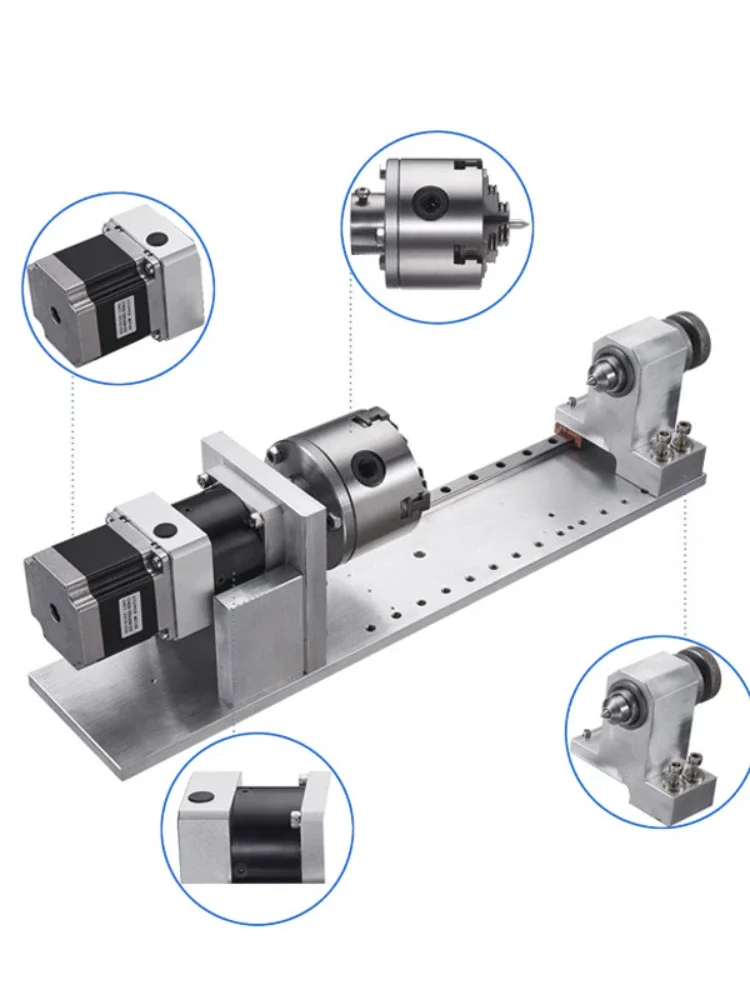 CNC engraving machine 4th axis planetary deceleration rotary axis dividing head for CNC engraving