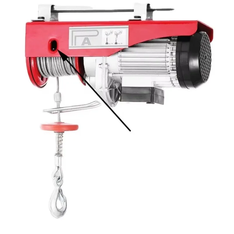 Hot-selling Wholesale 300kg 1000kg Single Phase 220V PA Mini Winch Electric Wire Rope Hoist For Factory