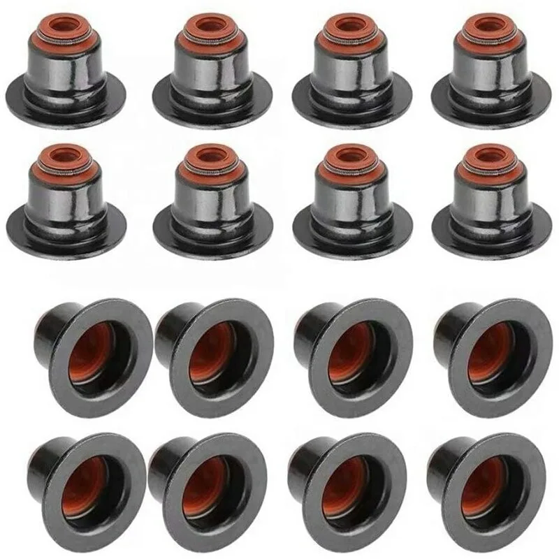 Set of 16Pcs Engine Valve Stem Oil Seal Set 11340034068 for BMW 335i X3 X5