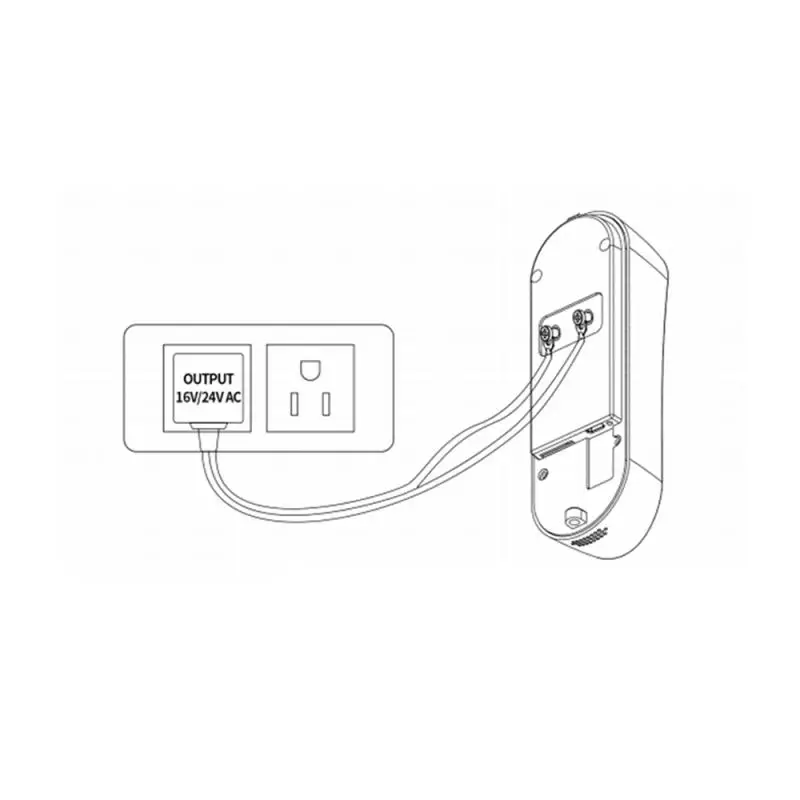 CORUI Tuya WIFI Smart Visual campanello Smart Life sirena allarme campanello citofono vocale campanello senza fili per Alexa Google Home