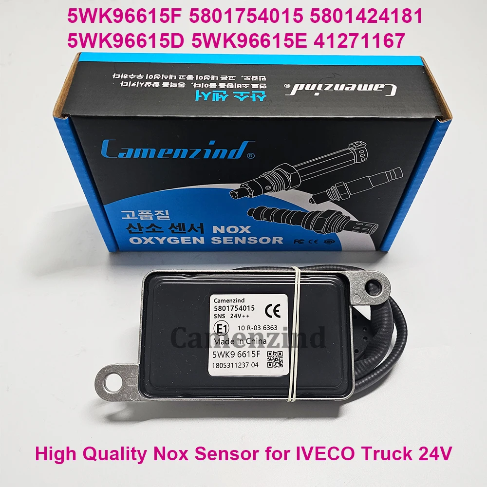 

High Quality Chips Probe Nox Oxygen Sensor For IVECO Truck 24V OEM 5WK96615F 5801754015 5801424181 5WK96615D 5WK96615E 41271167