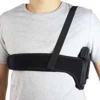 Tactical Universal Underarm Gun Holster Shooting Concealed Pistol Case for Glock 17 19 26 42 43 M&P Shield 9mm Revolver Sig P320