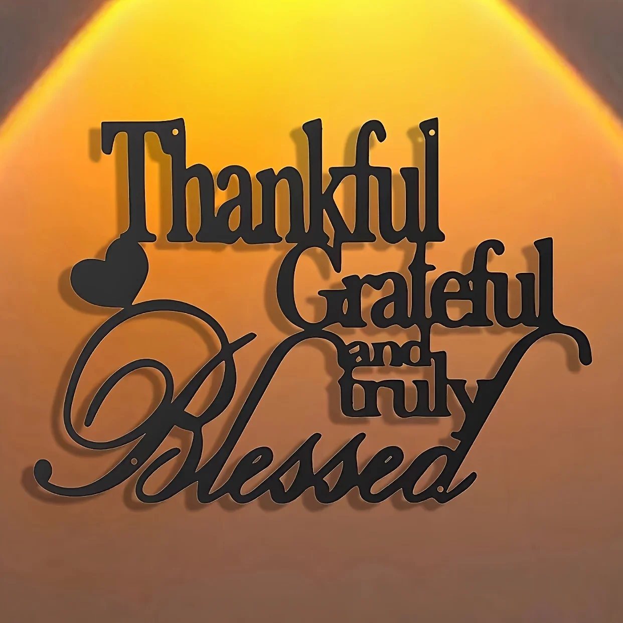 Thanksgiving & Christmas Metal Wall Art - Elegant 
