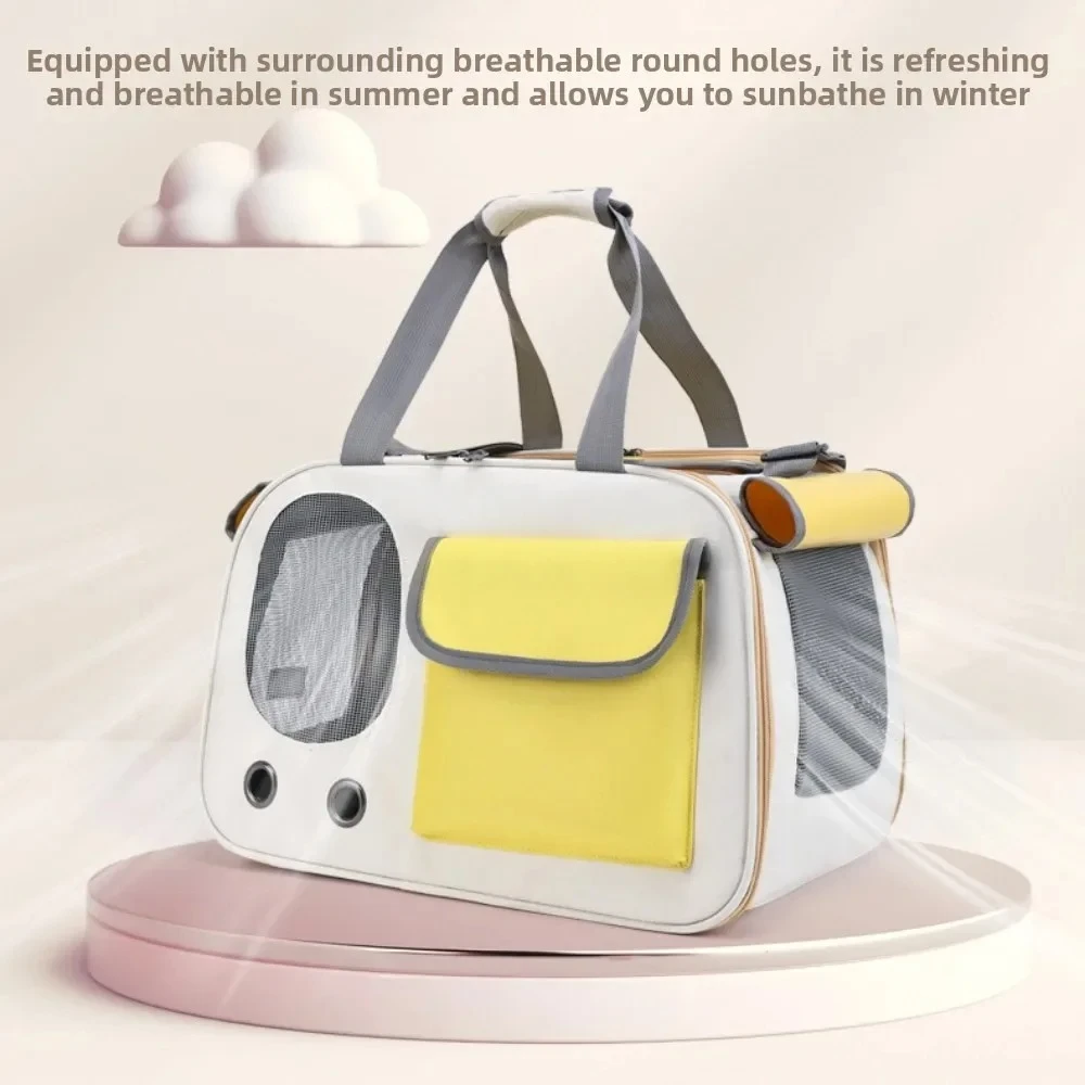 

1Pcs Portable Pet Carrier Cat Bag For Cats And Small Dogs Ideal For Travel And Outdoor Activities