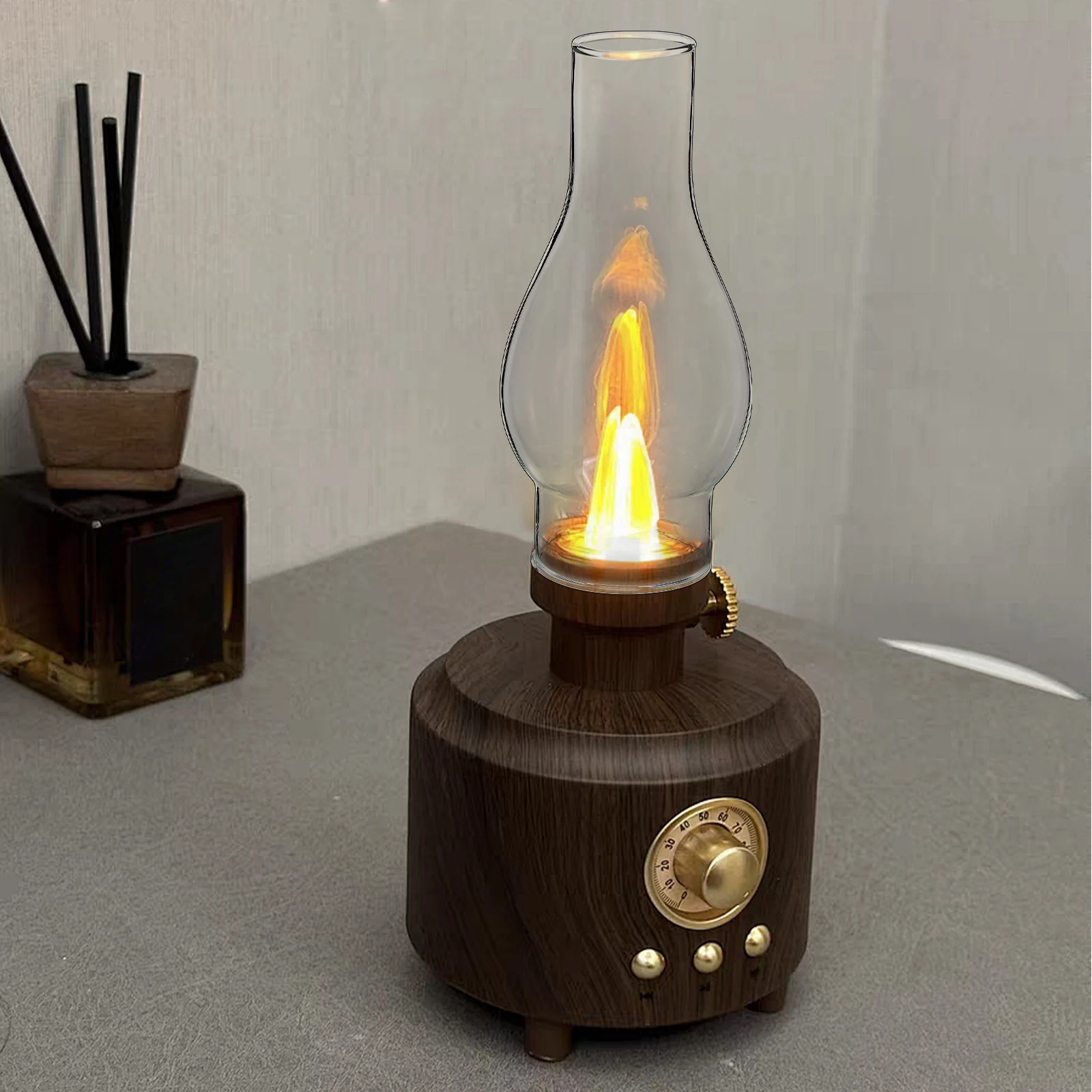 vintage Oil Lamp Chimney Lamp Shade Replacement Clear Glass Lamp cover retro Light Shade Chimney Lampshade Home party decors