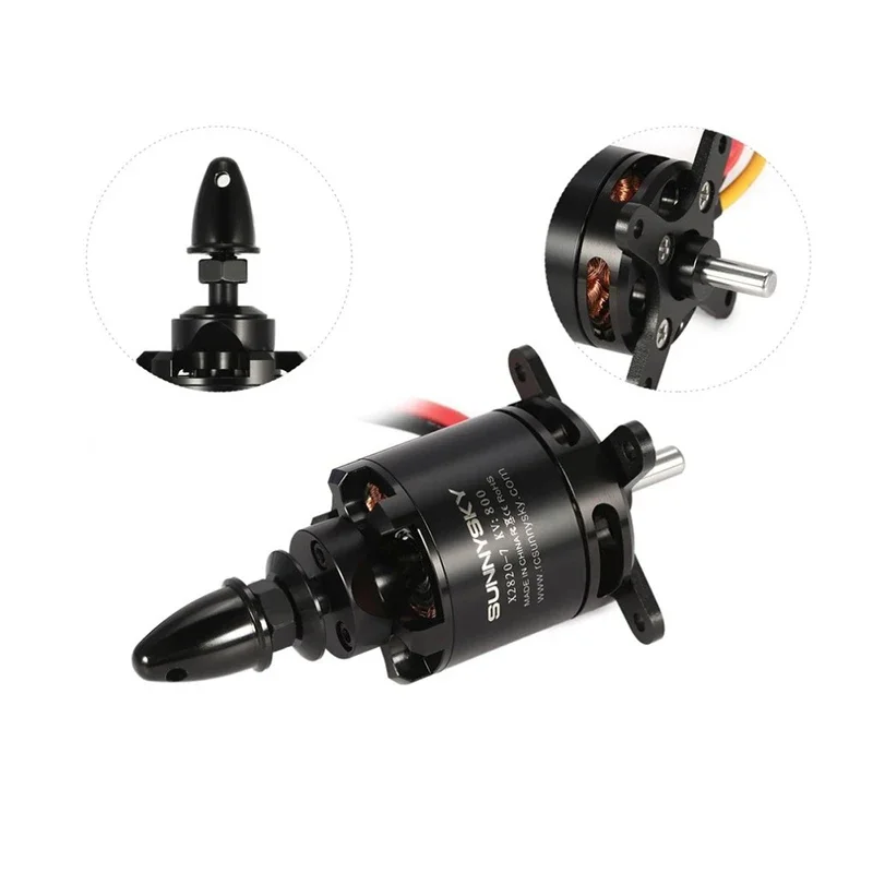 SUNNYSKY X2820 Series External Rotor Brushless Motor 800KV 920KV 1100KV 3~5S Lipo 5mm Shaft RC Fixed-wing Aircraft