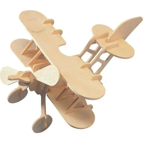 Puzzle en bois 3D-hélicoptère importé