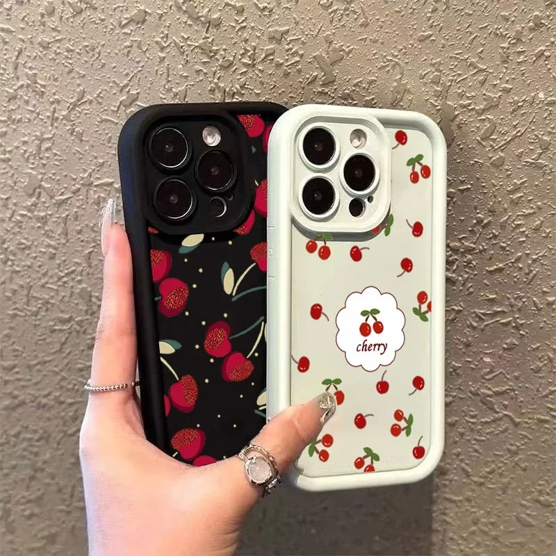 Red Cherry Soft Phone Case For Huawei Magic 6 7 8 PRO 7 Lite P30 P40 P50 Pro Mate 20 30 40 50 Pro Lite Play 60 Plus Casing - view 3