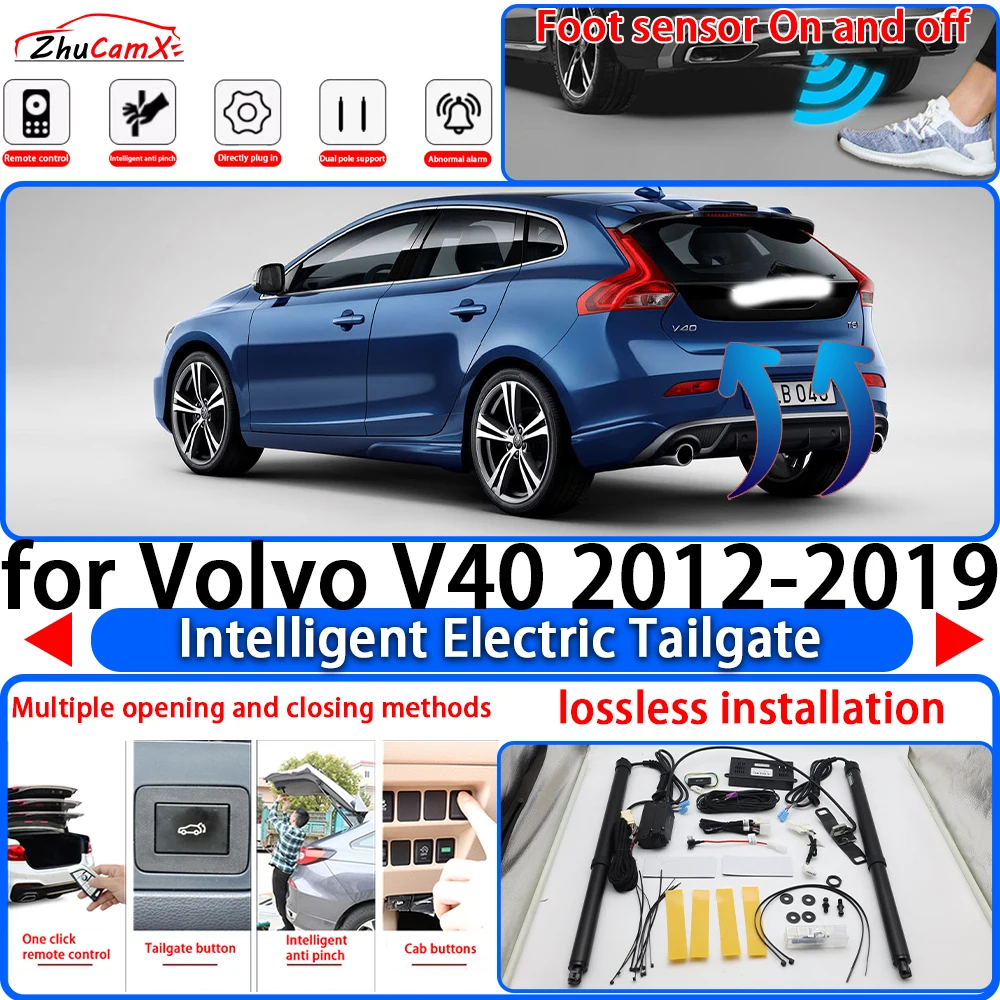 

ZhuCamX for Volvo V40 2012-2019 OEM Power Liftgate Trunk Electric Suction Tailgate Intelligent Tail Gate Lift Strut System