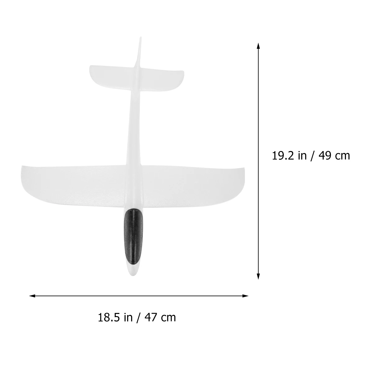 

Foam Airplane For Kids Lightweight Outdoor Leisure Plane Funny Throwing Hand-Eye Coordination Assorted Colors