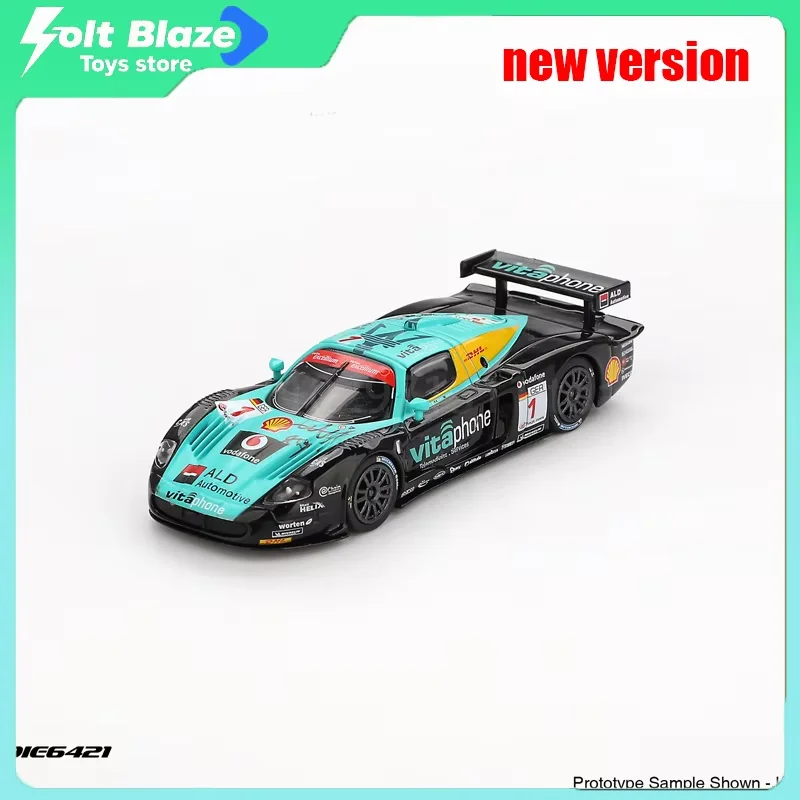 

BBR 1/64 Maserati MC12 Competizione #1 Vitaphone Car Model Simulation Static Desktop Display Alloy Car Boy Collectible Toy Gifts