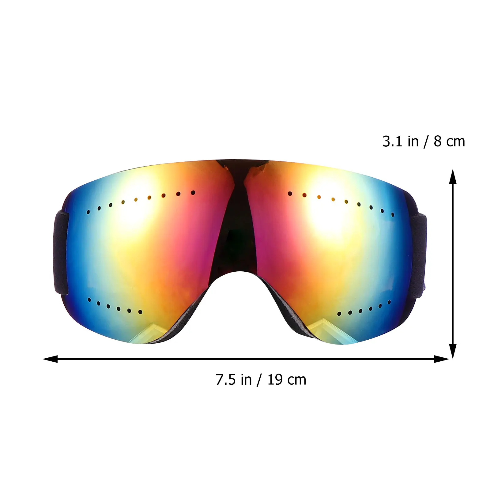 

Cool Ski Goggles Durable Material Eye Protection Lightweight Compact Outdoor Cycling Sports Men Women Safe Skin