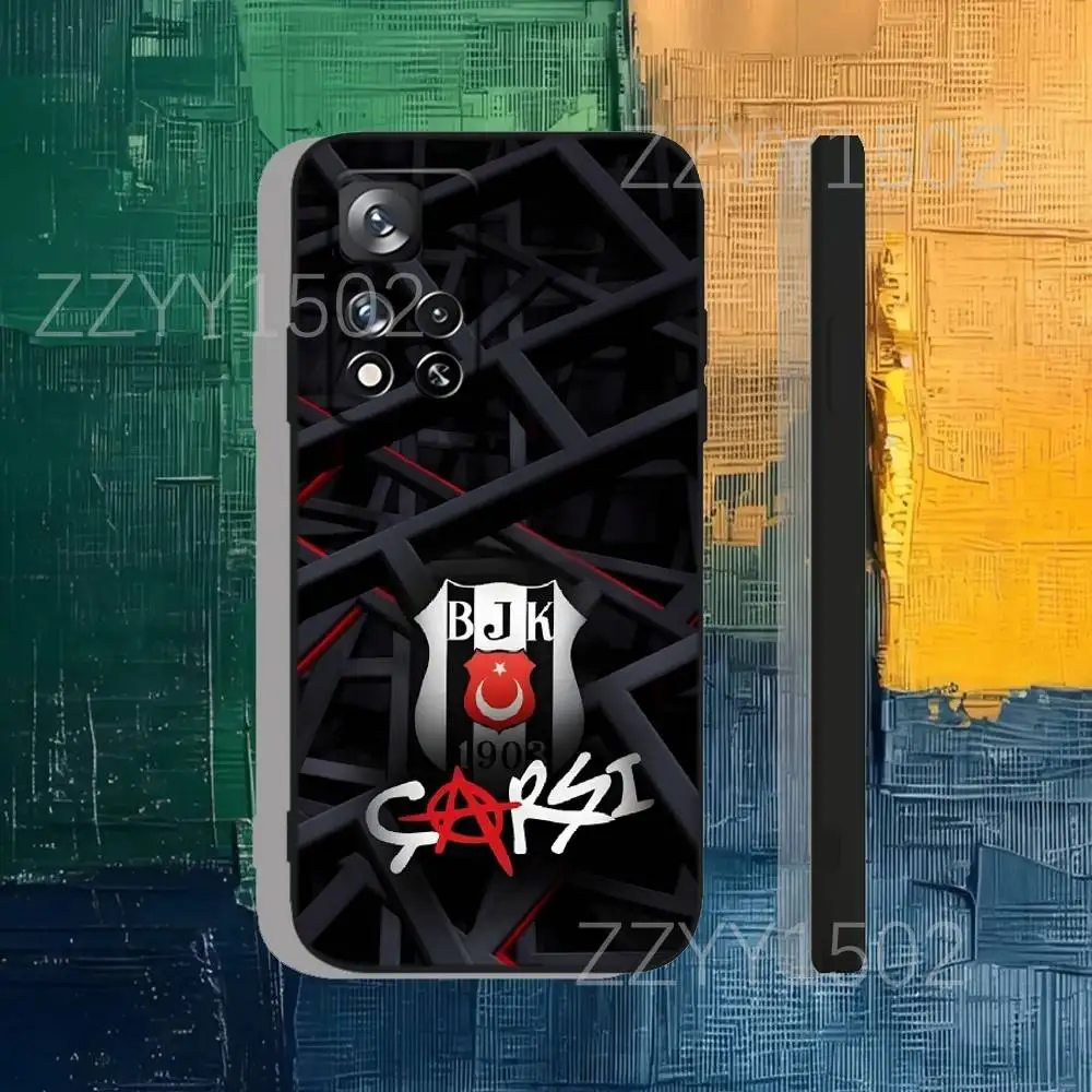 Fashion B-Besiktas B-JK Sports Phone Case For Samsung S25,S24,Ultra,S20,S30,Plus,S22,S23,Ultra,Plus,5G Black Silicone Soft