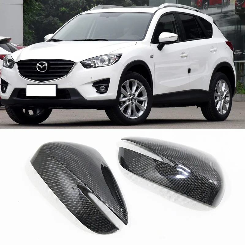 Suitable for Mazda CX-5 carbon fiber rearview mirror housing, reverse mirror housing with lights Mirror Housing Rearview Mirror