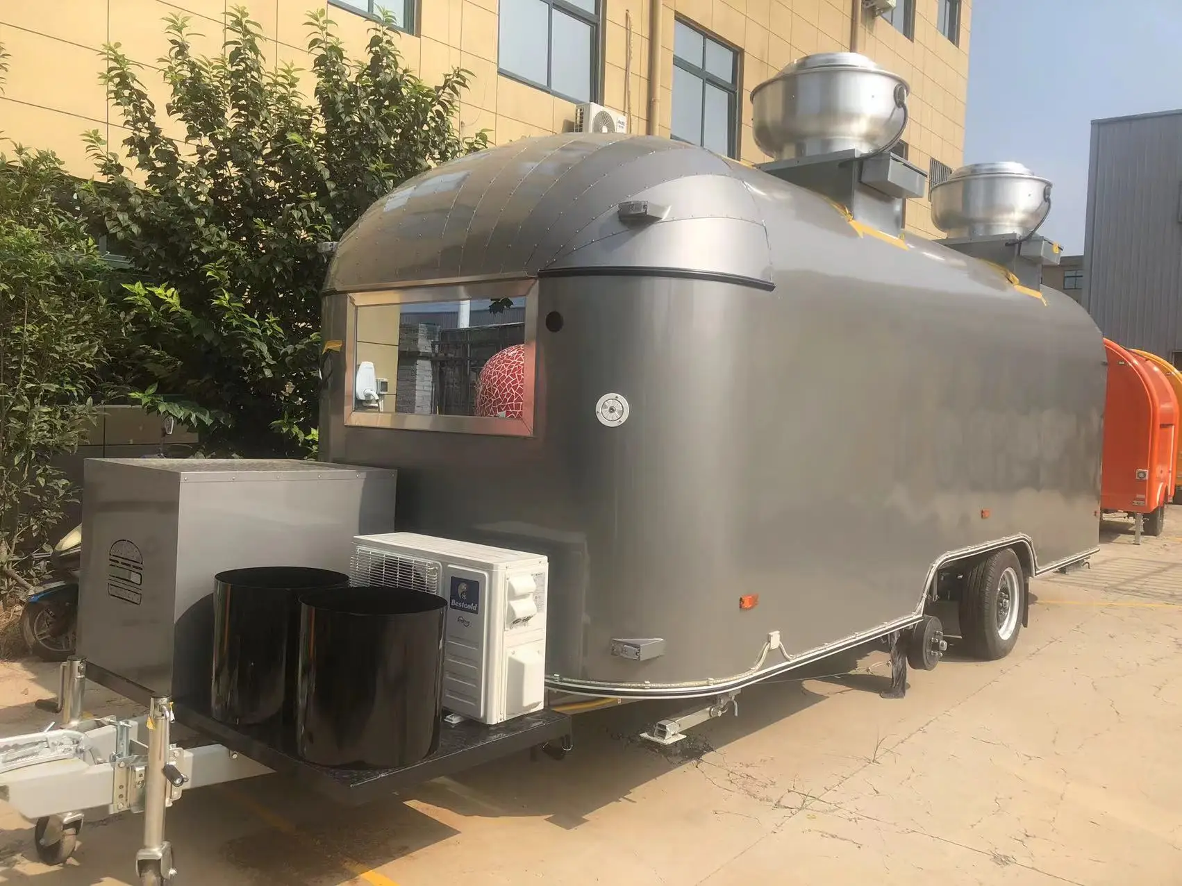 الفولاذ المقاوم للصدأ هوت دوج صغير القهوة الآيس كريم بيع عربة مطعم المحمول متجر سريع الغذاء مقطورة شاحنة للبيع