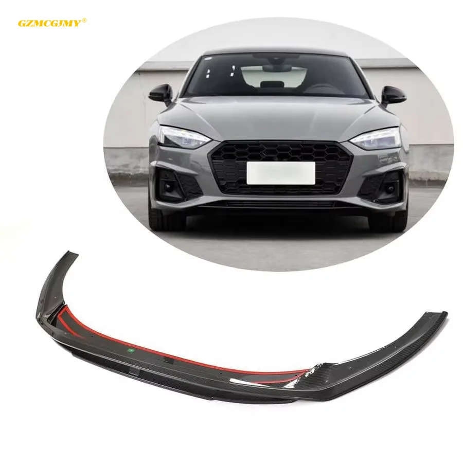 

Dry Carbon Fiber Front Splitter For Audi A5 S-line Sedan S5 Front Lip Sport 2021