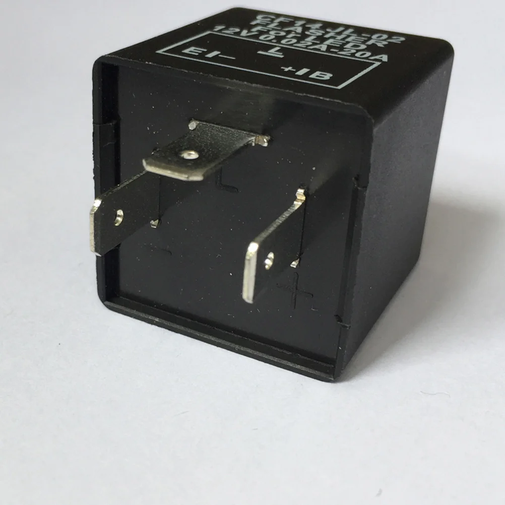 

3 Pin Flasher Relay 12V Led Flasher Signal Blink Light Fix Turn Warning Dashboard Solution Easy Replacement