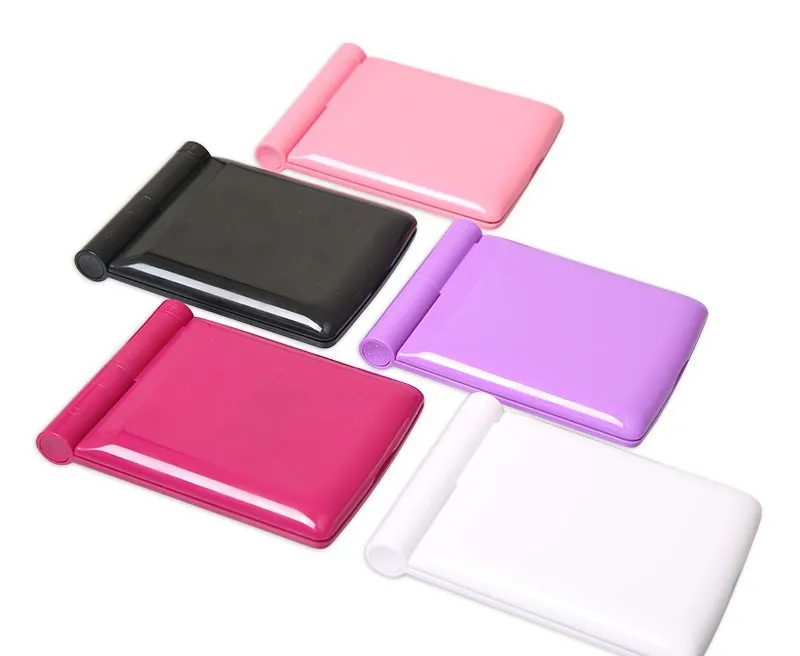 مرآة مكياج قابلة للطي عالية الوضوح، مرآة مكياج سطح المكتب المحمولة، ضوء LED، مرآة مكياج محمولة، ضوء LED #1