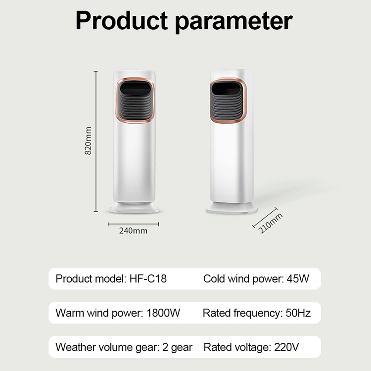 OEM/ODM مروحة تكييف هواء جديدة ذكية متعددة الوظائف للتدفئة والتبريد مع الترطيب