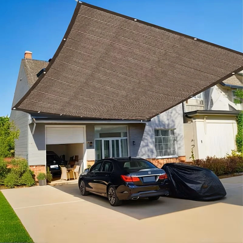 Coffee garden sunshade net, terrace sunshade net, camping sunshade net, UV protection, HDPE sunscreen cloth