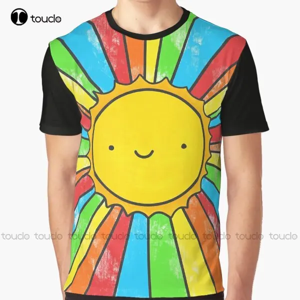 

Radiate Positivity Graphic T-Shirt Custom Aldult Teen Unisex Digital Printing Tee Shirts Custom Gift Xxs-5Xl Streetwear