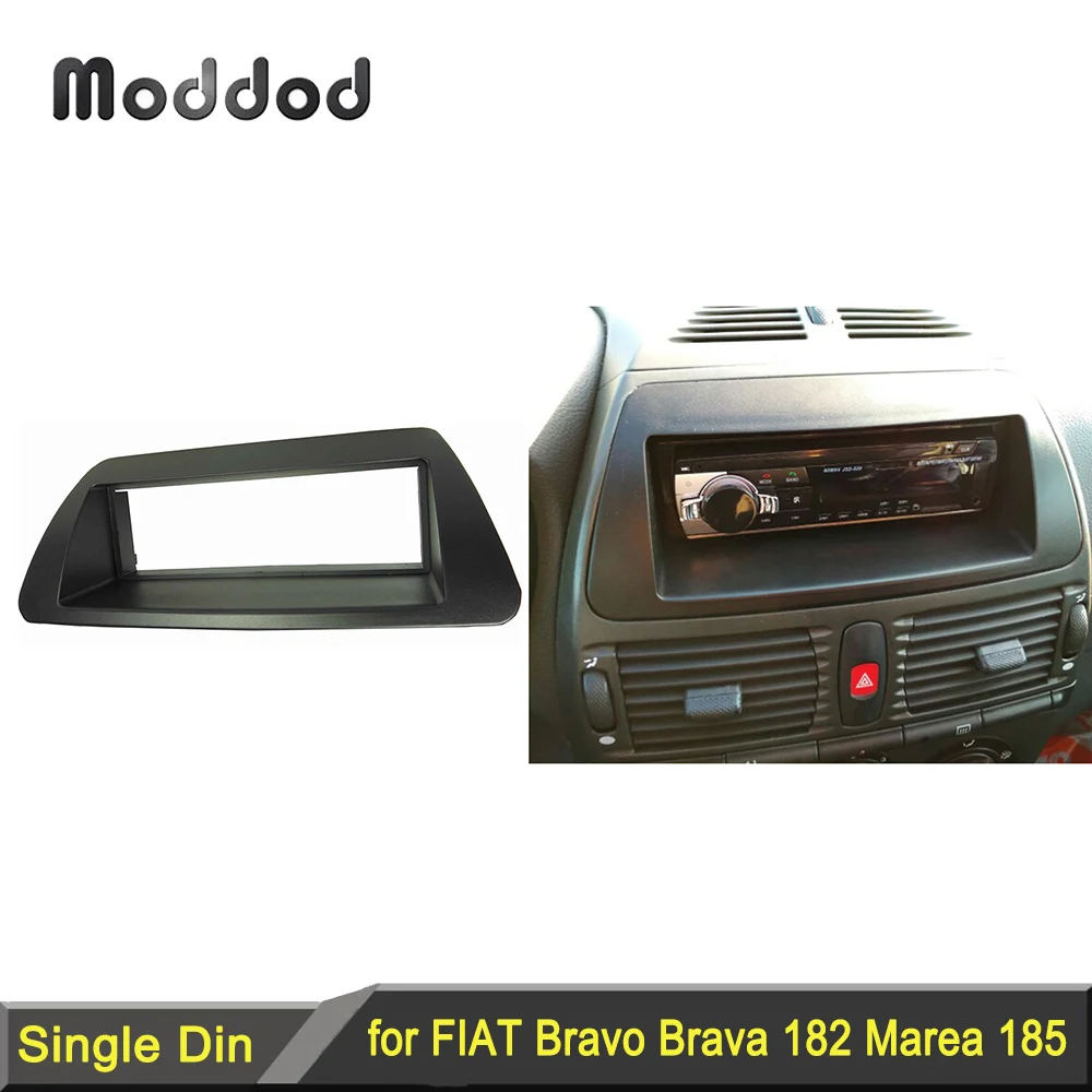 

One Din Fascia For Bravo Brava Marea Radio CD DVD Stereo Panel Dash Mount Installation Trim Kit Frame Plate Bezel