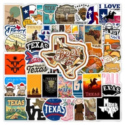 Texas State Logo Stickers Art Clipart Collection DIY Toys Waterproof Decal for Laptop Scrapbook Phone Bottles Luggage Decorative