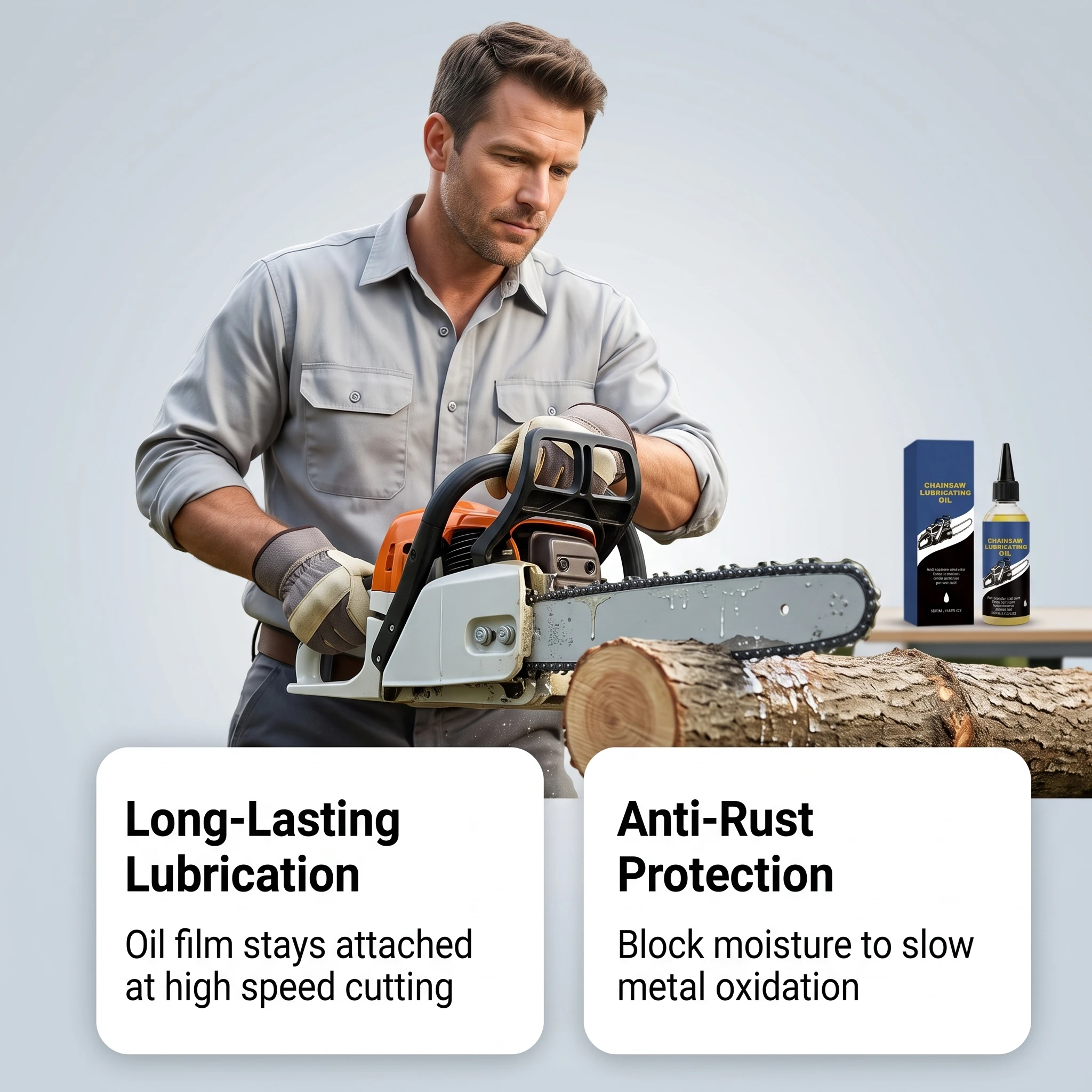 Chainsaw Chain Lubricating Oil Electric Saw Reduce Friction Liquid Extend Service Life Multipurpose Lubricant For Outdoor Power
