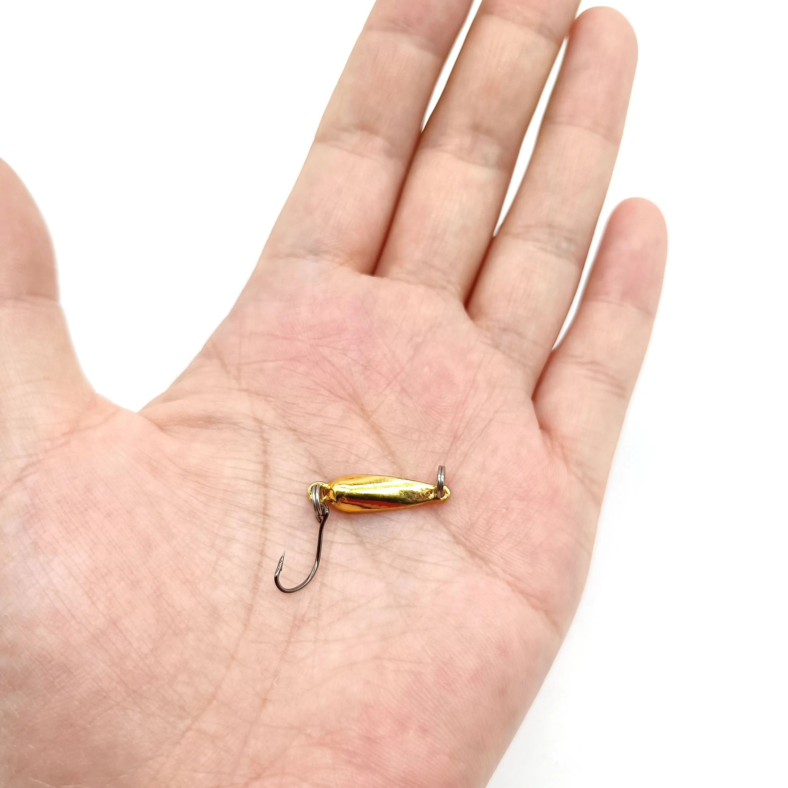 DUODUOYU 1PCS Metall Spinner Löffel Angeln Lockt 1,1g/2,2g/3,5g/5g/7g Isca Künstliche Harte Köder Bass Salzwasser Angeln Werkzeuge – Detail 10