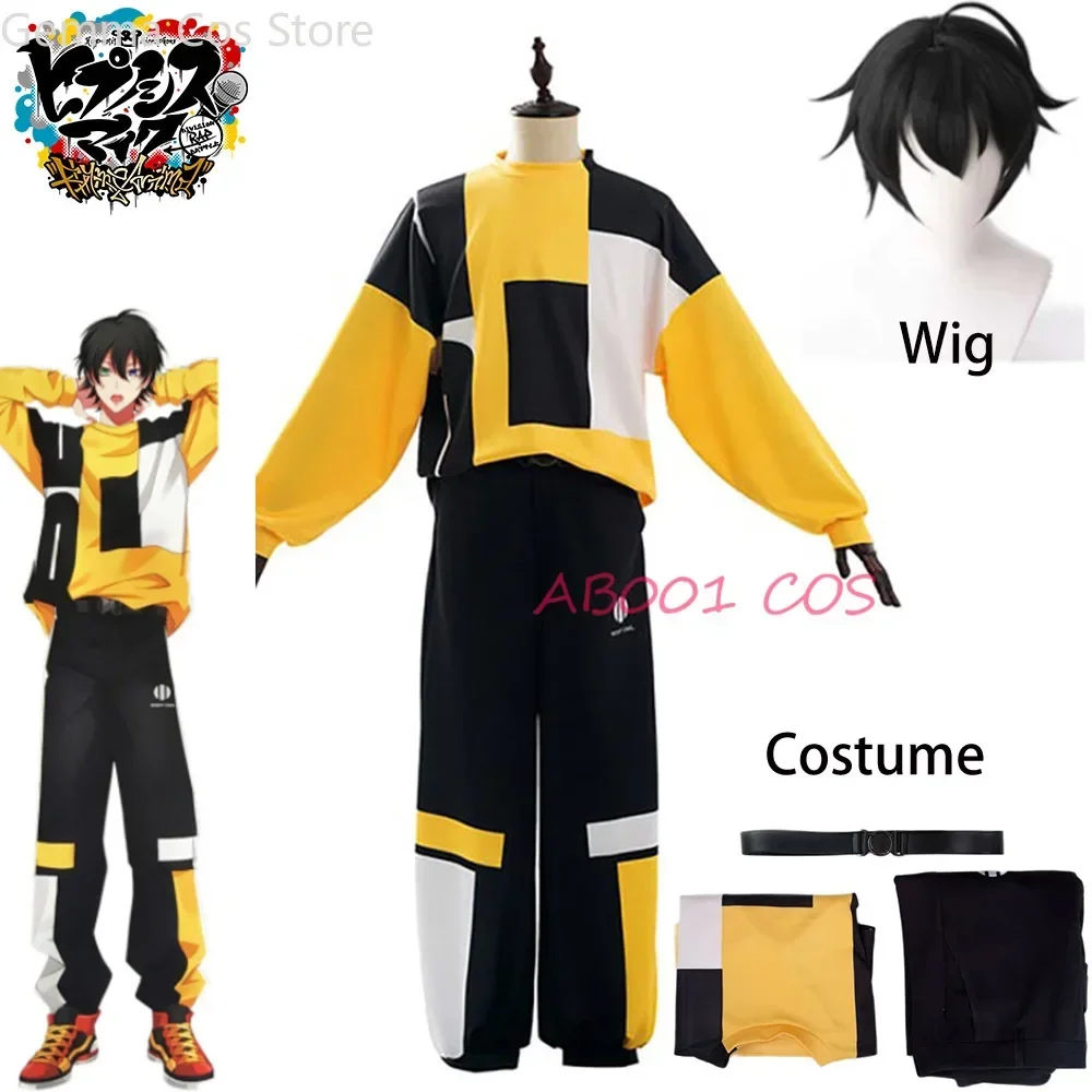 Disfraz de Anime Division Rap Battle Saburo Yamada, disfraz de Cosplay hecho a medida DRB, micrófono de hipnosis, ropa de Navidad y Halloween Cos