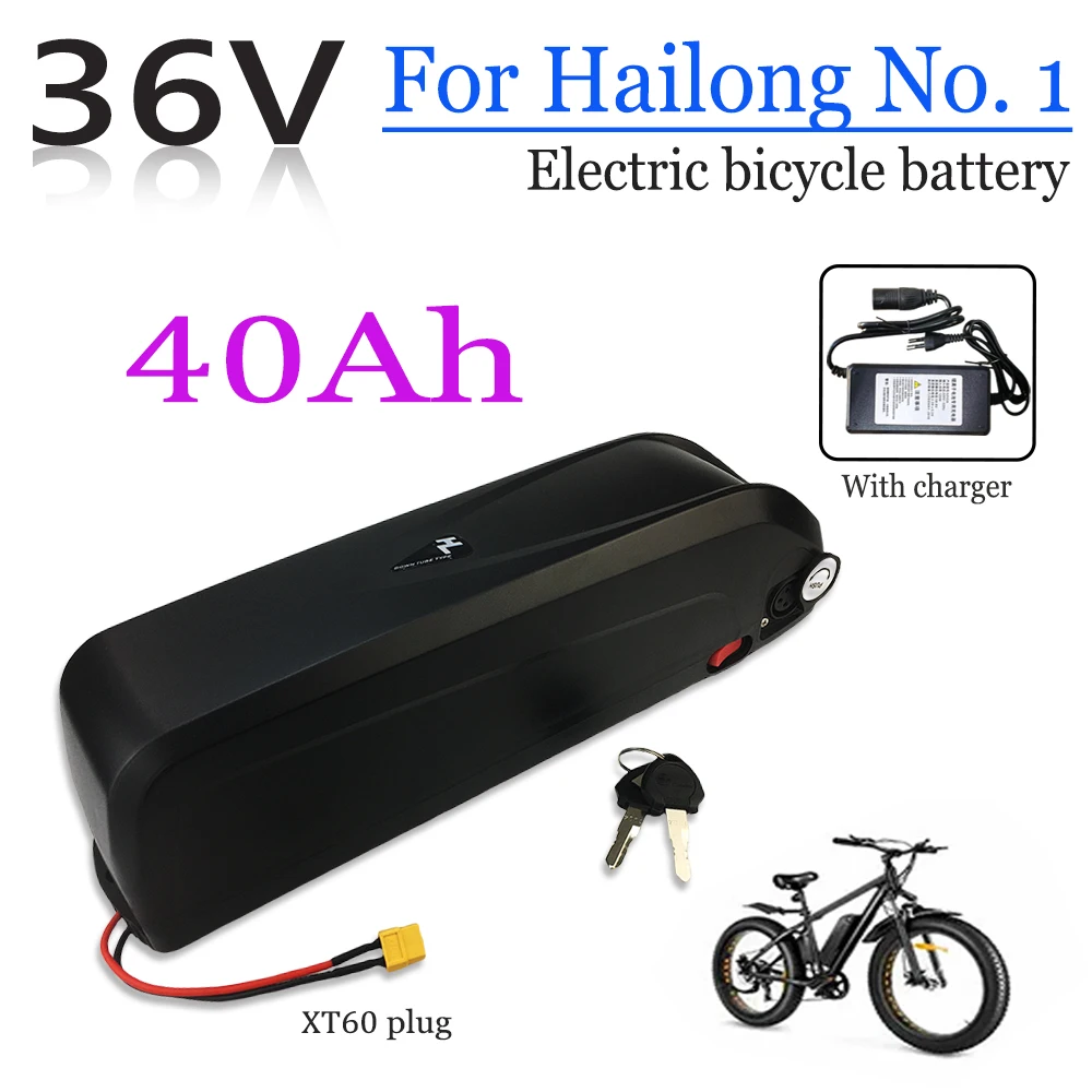 36V 40Ah For Hailong No. 1 High capacity newly upgraded BMS battery pack,Long lasting endurance，With charger