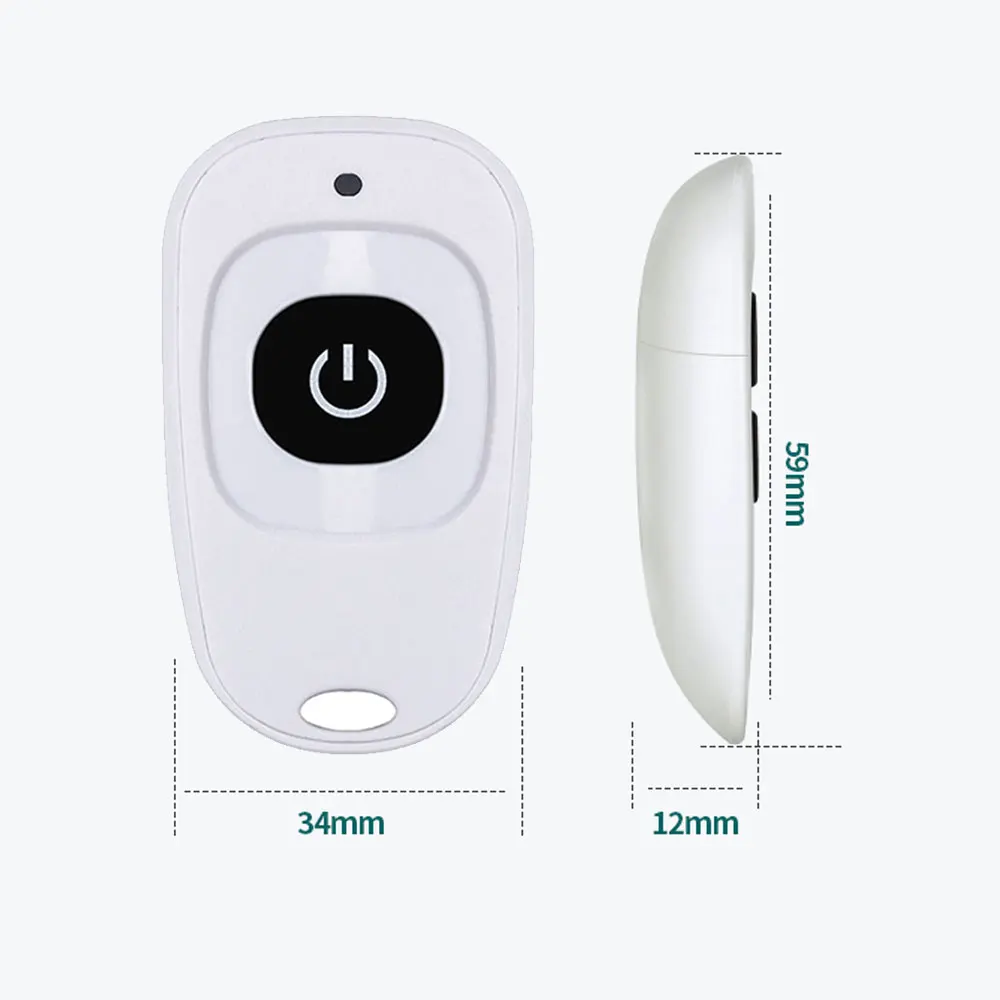 433Mhz Enkele Knop Dc 6V Afstandsbediening Voor Lampen Tafellampen Kroonluchters Gordijn Bediening