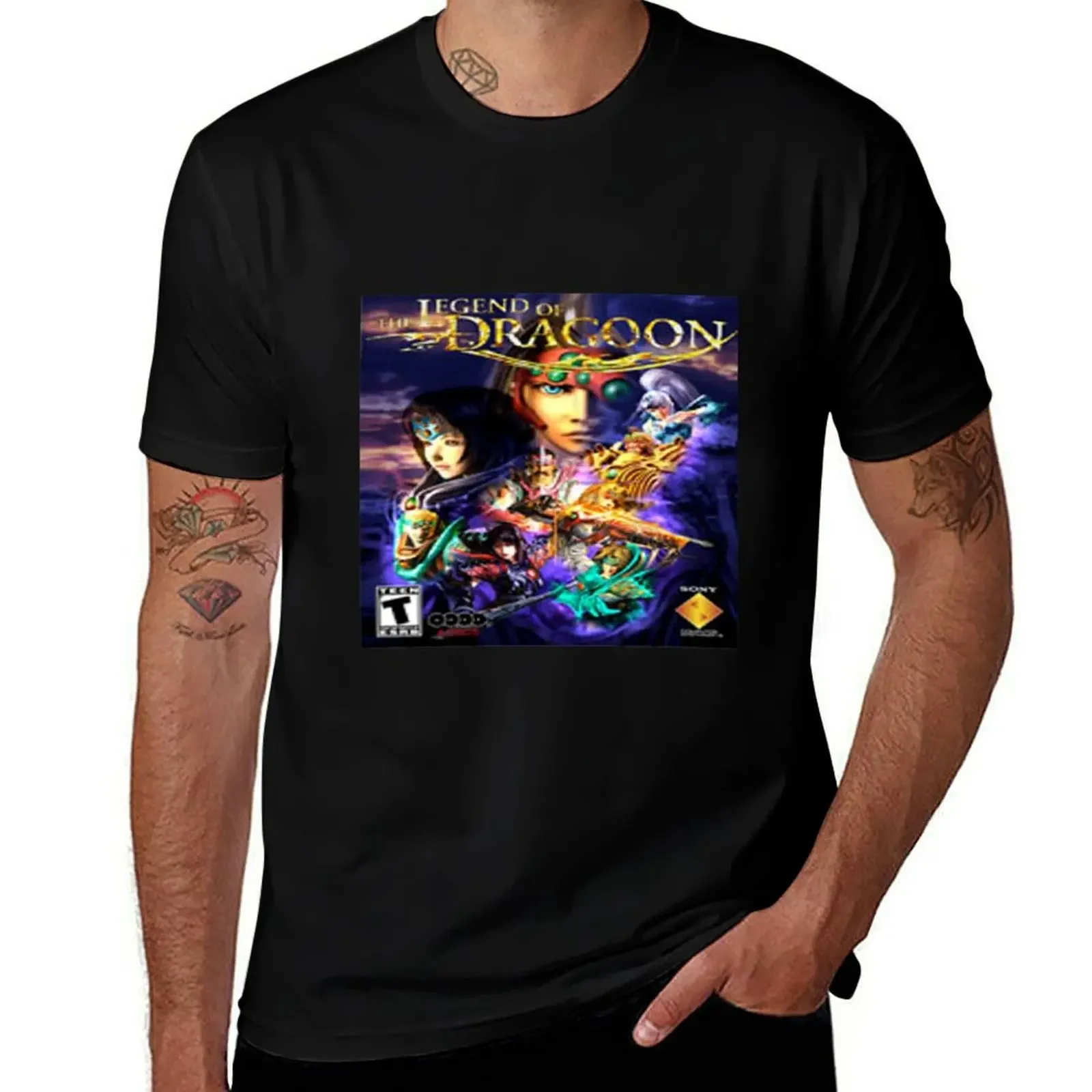 

Legend Of Dragoon psx classic T-Shirt oversized custom t shirt vintage graphic tee sweat Men's t shirts