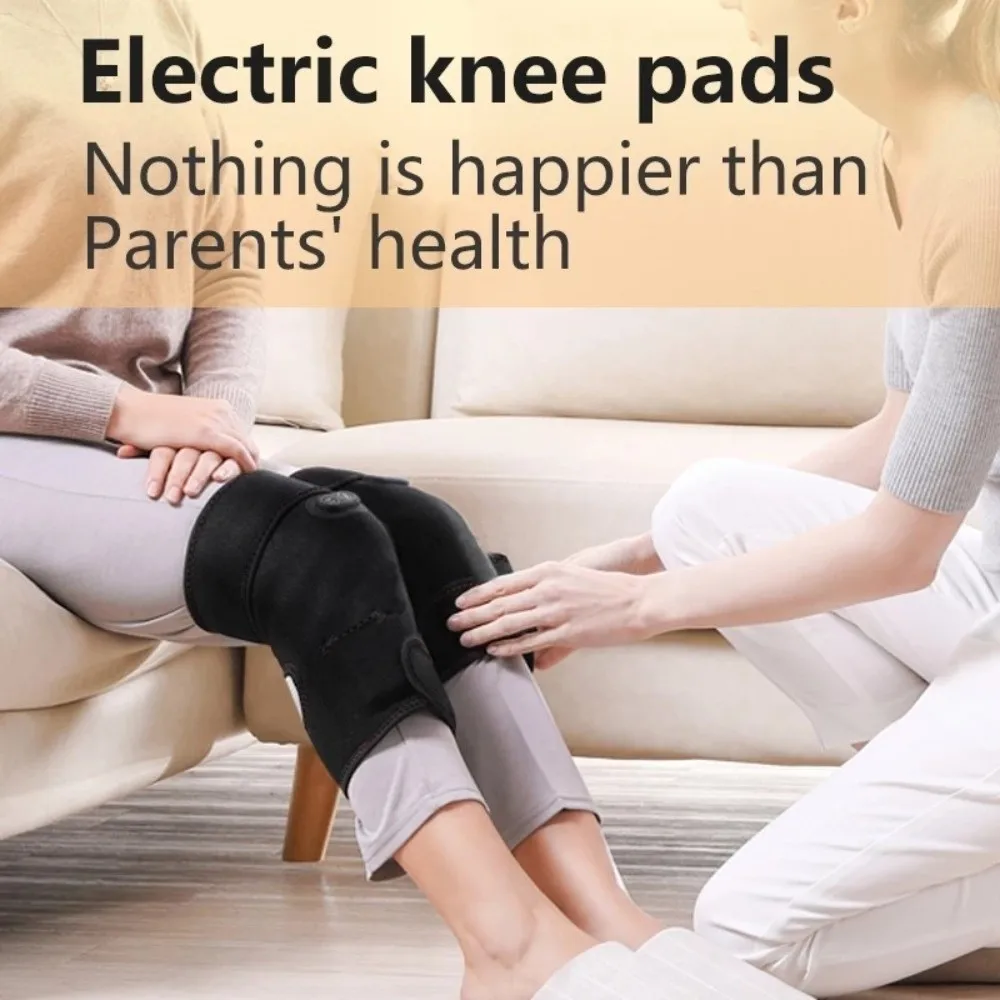 

3 Heat Levels Heated Knee Wrap 6 Adjustable Vibrations Joint Pain Relief Heated Knee Brace Arthritis Pain Relief