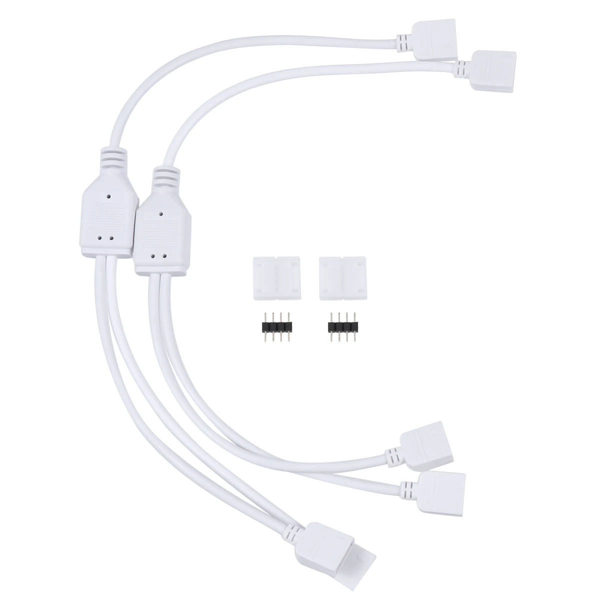 1 set LED Strip Connector Easy Install No Soldering Light Cable Connection Line for Decoration Illumination Home