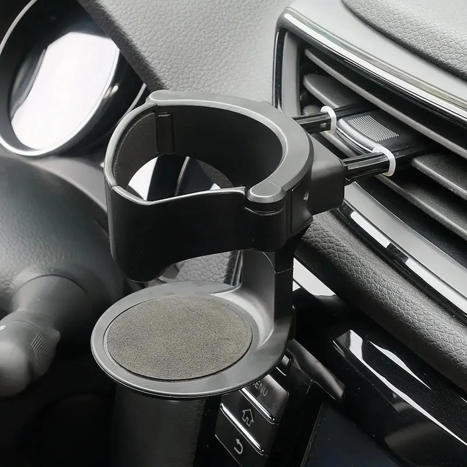 Car Air Vent Drink Cup Bottle Holder Auto Drink Rack Stand for Water Bottles & Ashtray Multifunctional Car Coffee Cup Holder image 2