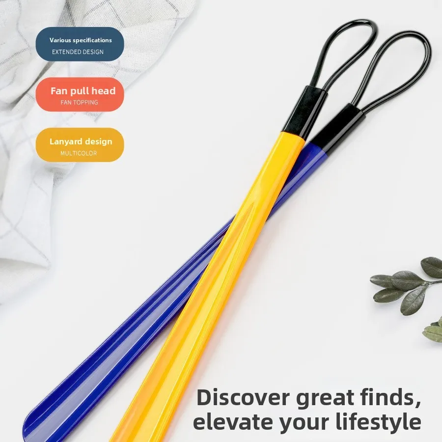 Plastic Long Handle Shoe Horn Extra Long Helpers for Elderly Men Women Portable Shoe Lifts for Boots Heavy Duty Boot Jack