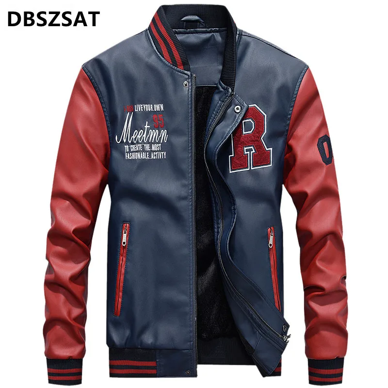 Motorcycle Jackets Men Racing Motorcoss Jacket Winter Motorbike Clothing Protector Windproof Moto PU Leather JacketS Male Coat