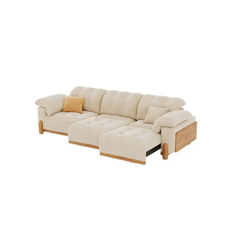 

Электрический раскладной диван-реклайнер для гостиной, бежевый, с функцией выдвижения, мебель для квартиры