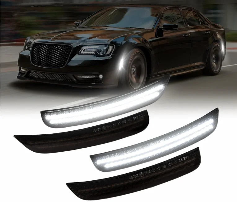 LED Side Marker Lamps For Chrysler 300 2015-2023 Front Rear Fender Blinker Signal Lights  OE:68213845AD 68214403AD