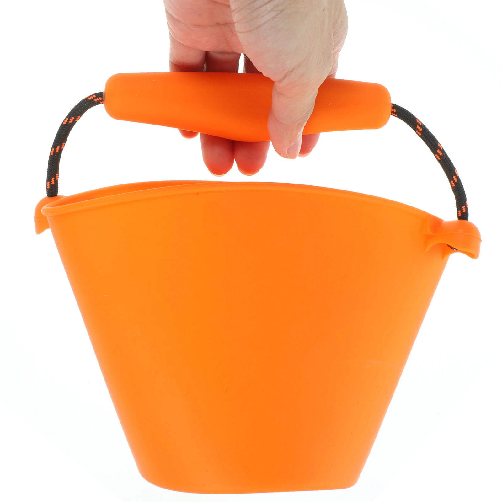 

2pcs Silicone Collapsible Kids Beach Toys Portable Water Buckets Folding Sand Buckets Premium Material MultiFunction
