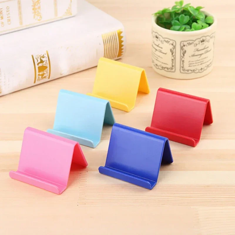 Mini Portable Mobile Phone Desktop Stand Colorful Small Smartphone Holder Support For Iphone Samsung Huawei Home Office Supplies
