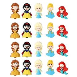 5/10Pcs New Silicone Beads Princess Shape 3D Focal Beads For Jewelry Making DIY Bracelet Necklace Jewellery Accessories Gifts