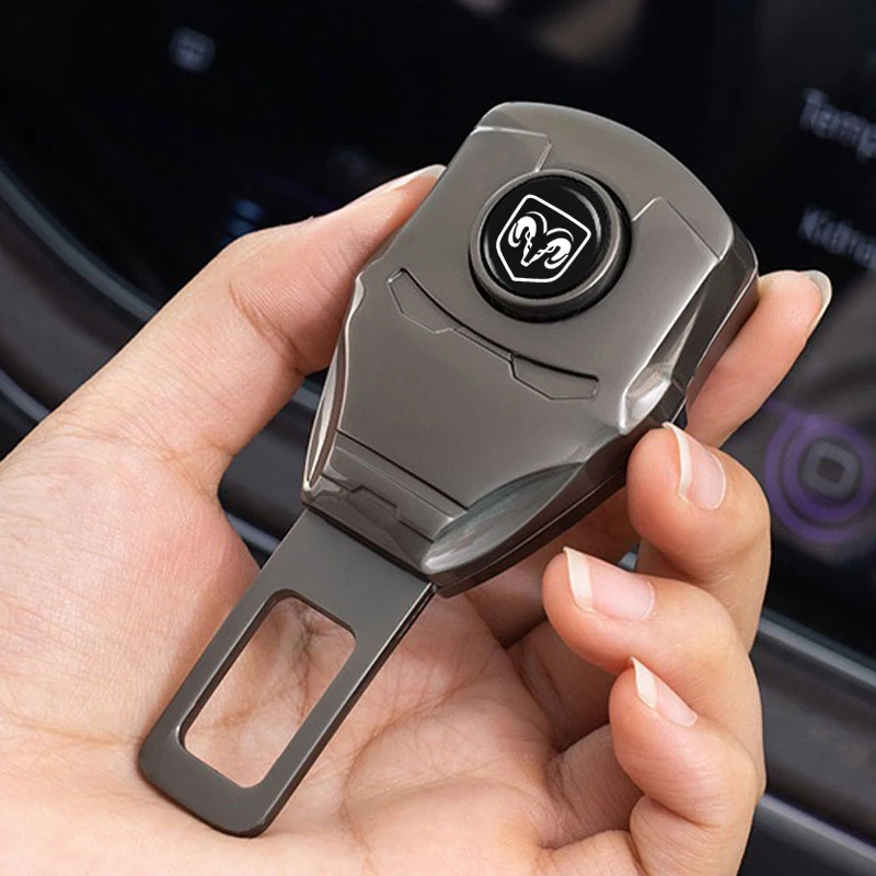 

Car Seat Belt Clip Extender Alloy Seatbelt Lock Buckle for Dodge SRT NITRO Durango Caliber Viper Coolway CARAVAN Car Accessories