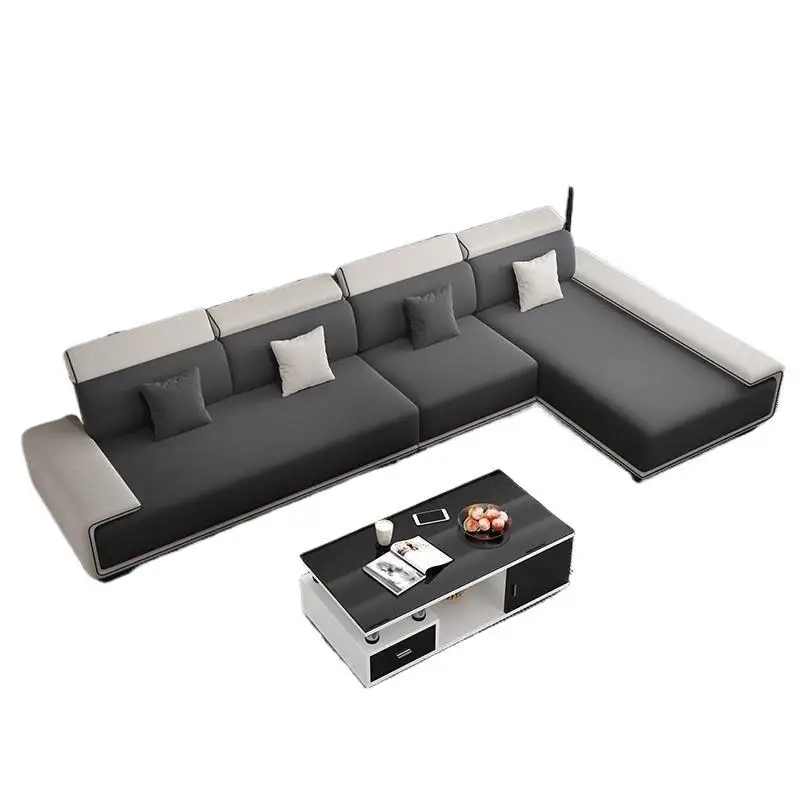 

Nordic technology fabric sofa, concubine light luxury and simple
