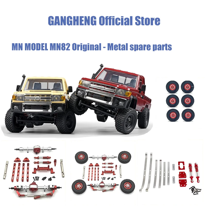 

MN MODEL MN 82S 1: 12 MN82 MN82Pro LC79 Original Accessories: Wave Box Shock Absorber Axle Girder Lipo Battery Car Accessories